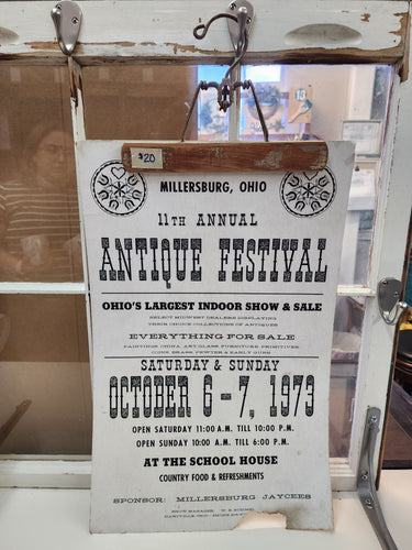 Old Antique Festival sign