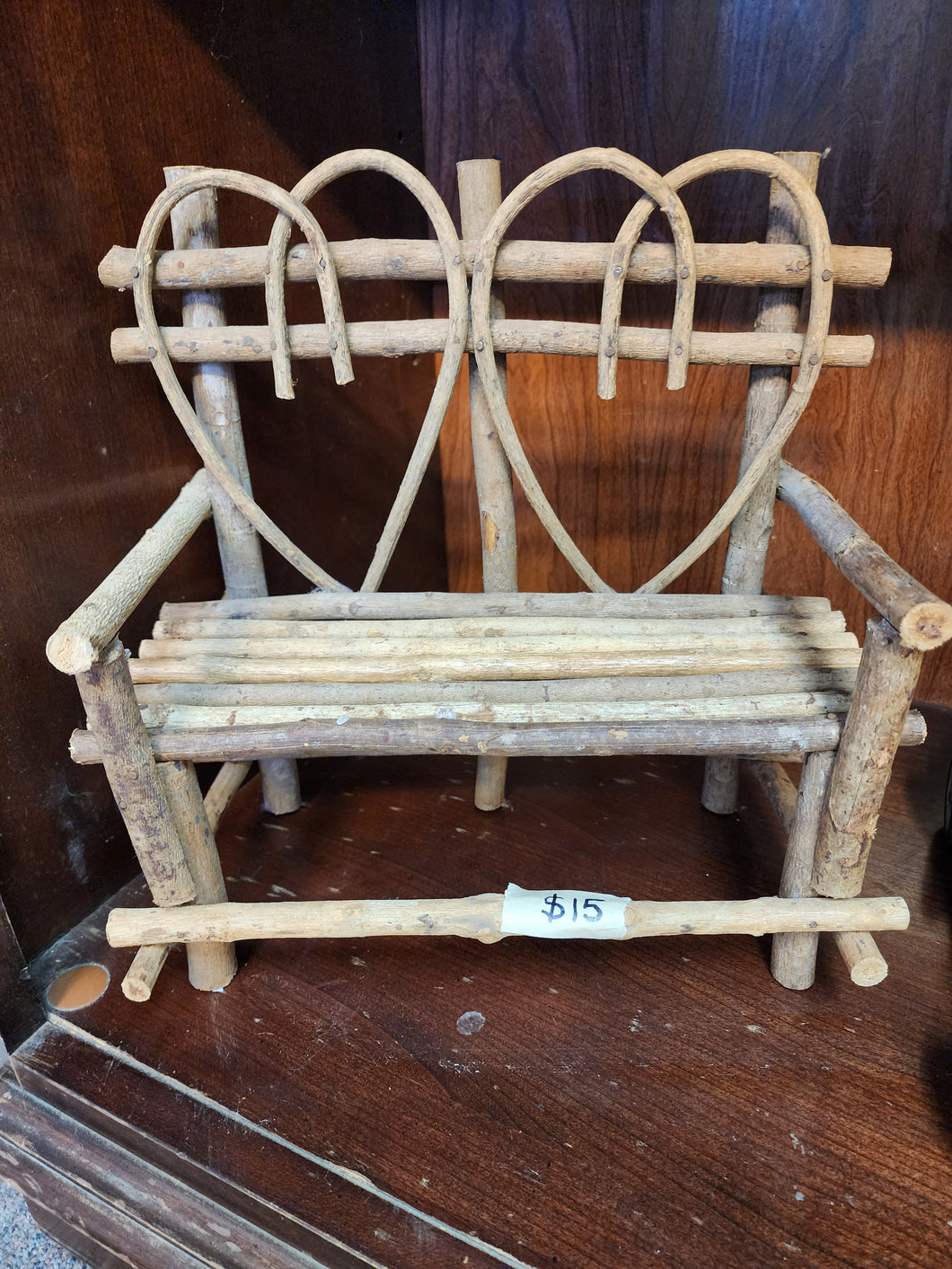 Twine bench decor