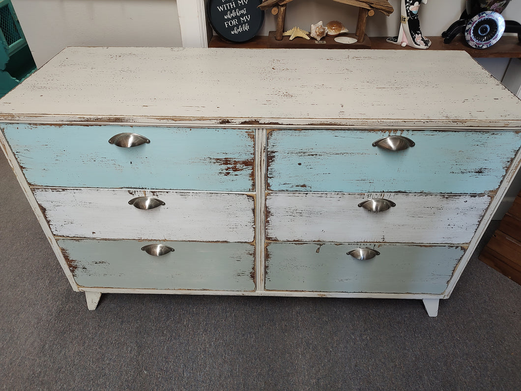 Ocean Inspired 6 Drawer Dresser