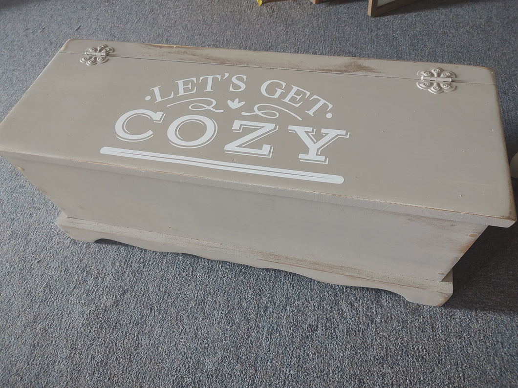 Cozy Wood Storage Box