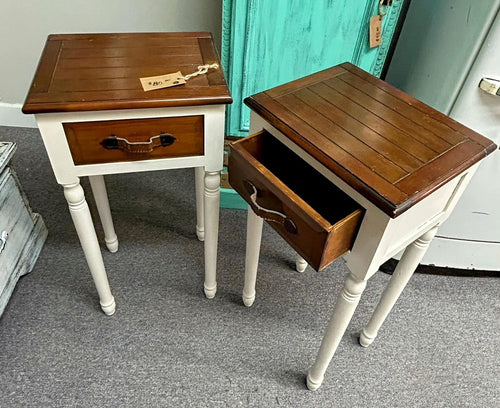 Pair of side tables