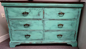 Caribbean Inspired 6 Drawer Dresser