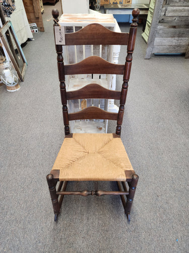 Antique wicker rocking chair