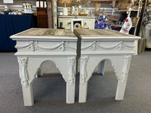 Repurposed end tables
