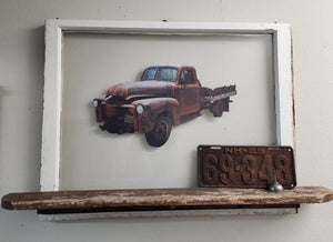 Window truck with shelf