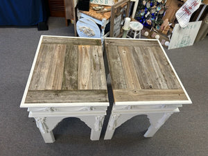 Repurposed end tables